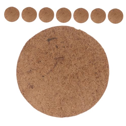 GRADENEVE 8 Stück Teiliges Natürliche Kokosfaser Taubennest Polster Atmungsaktiv Feuchtigkeitsresistent Langlebig für Taubennester im Taubenhaus Komfortable Nestunterlage von GRADENEVE