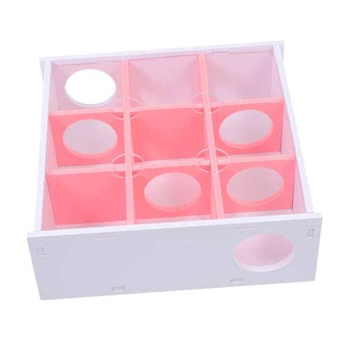 GRADENEVE Acryl Hamster Labyrinth Röhrensystem für Zwerghamster Mäuse Meerschweinchen Kleintiere Spaßiges Laufsystem Rosa Langlebig Sicher GRADENEVE Acryl Hamster Labyrinth Röhrensystem für Zwerghamster Mäuse Meerschweinchen Kleintiere Spaßiges Laufsystem Rosa Langlebig Sicher von GRADENEVE