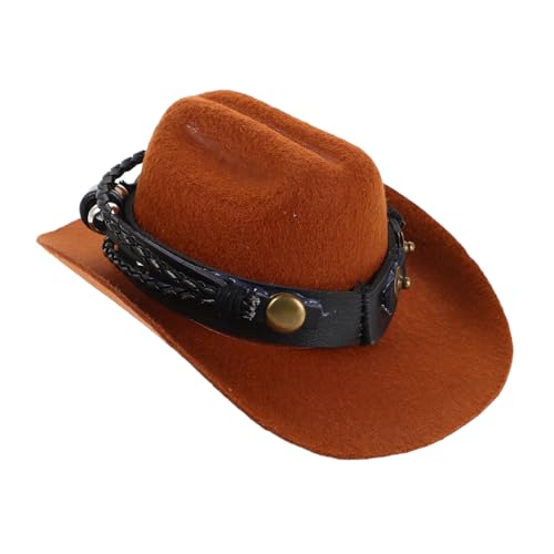 GRADENEVE Süße Welpenmütze Für Kleine Hunde Hundemütze Im Cowboy-Stil Haustiermütze Für Und Partys Und Leicht Für Festival-katzenmütze Und Kätzchenmütze von GRADENEVE