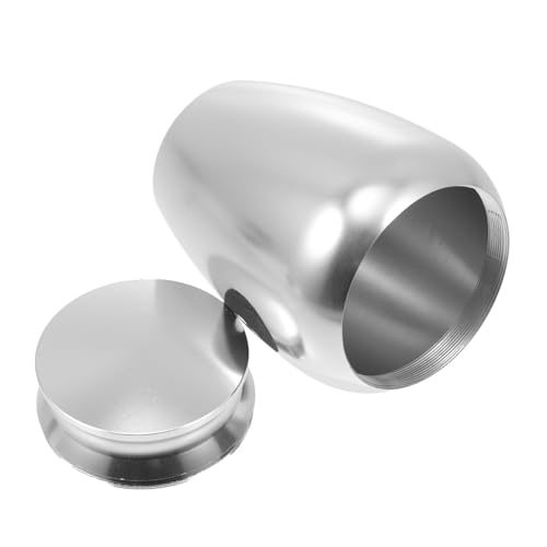 GRADENEVE Edelstahl Urne für Tierasche Mini Gedenkurne für Haustier Aschebehälter Kompakt Leicht Tragbar Dauerhaft Geeignet für Hunde Katzen Erinnerungsurne von GRADENEVE