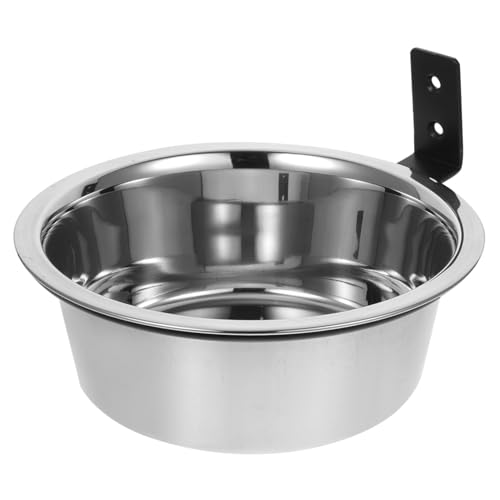 GRADENEVE Erhöhter Hundenapf aus Rostfreiem Edelstahl Wandmontage Futternapf für Welpen und Mittelgroße Hunde Langlebig Sicher und Komfortabel Erhöhtes Futter Wassernapf von GRADENEVE