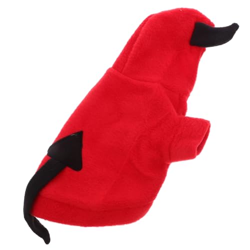 GRADENEVE Halloween Hundekostüm Teufel Design Warme Haustierkleidung Welpen Xs Für Winterfestliche Anlässe Und Fotosessions GRADENEVE Halloween Hundekostüm Teufel Design Warme Haustierkleidung Welpen Xs Für Winterfestliche Anlässe Und Fotosessions von GRADENEVE