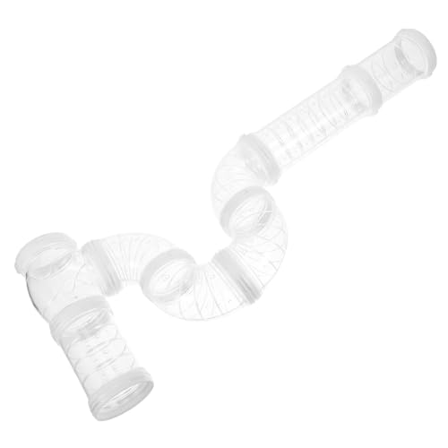 GRADENEVE Hamster Tunnel Set Transparent DIY Kleintier Röhrensystem für Bewegung und Spiel Geräuscharme Verbindungen Flexibel Montierbar für Hamster Mäuse Ratten und Kleine Haustiere GRADENEVE Hamster Tunnel Set Transparent DIY Kleintier Röhrensystem für Bewegung und Spiel Geräuscharme Verbindungen Flexibel Montierbar für Hamster Mäuse Ratten und Kleine Haustiere von GRADENEVE