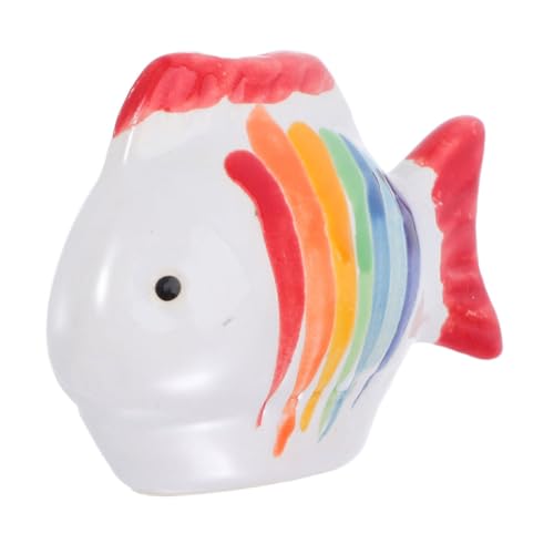 GRADENEVE Handbemalte Keramik Schwimmfische Bunte Streifen Realistische Fischfiguren Aquarium Teich Deko Wasserschwebende Keramikfische Langlebig Vielseitig GRADENEVE Handbemalte Keramik Schwimmfische Bunte Streifen Realistische Fischfiguren Aquarium Teich Deko Wasserschwebende Keramikfische Langlebig Vielseitig von GRADENEVE