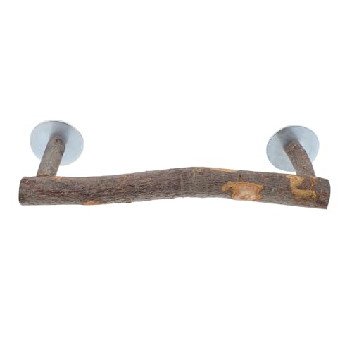 GRADENEVE Parrot Wooden Standing Rod U Förmige Sitzstange aus Langlebigem Holz für Kleine bis Mittelgroße Papageien Natürlicher Nagetrimmer Stabiler Vogelständer mit Futterbecherhalterung GRADENEVE Parrot Wooden Standing Rod U Förmige Sitzstange aus Langlebigem Holz für Kleine bis Mittelgroße Papageien Natürlicher Nagetrimmer Stabiler Vogelständer mit Futterbecherhalterung von GRADENEVE