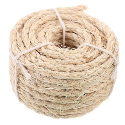 GREENADSCAPE Katze Kratzbrett Sisal Kratzstamm Für Katzen 1 Rolle Natürlicher Sisalseil -hanfseil Für Katzenbaumkratzern DIY Reparieren von GREENADSCAPE