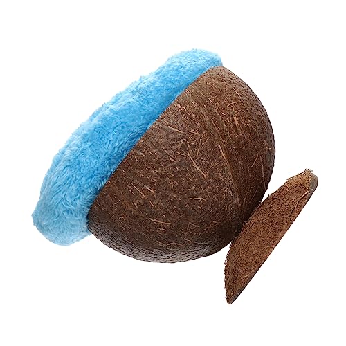 GREENADSCAPE Kokosnuss-Schale Für Hamster Versteck Und Nest Tierhöhle Aus Sicherem Material Kühl Im Sommer Und Warm Im Winter von GREENADSCAPE