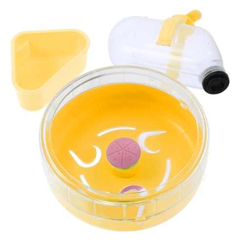 GREENADSCAPE 1 Satz Hamster-laufrad-trinkbrunnen Meerschweinchen Wasserspender Tierwasserflasche Hamsterspinner Laufräder Für Hamster Käfigzubehör Für Meerschweinchen Rennmaus Rad Abs Yellow GREENADSCAPE 1 Satz Hamster-laufrad-trinkbrunnen Meerschweinchen Wasserspender Tierwasserflasche Hamsterspinner Laufräder Für Hamster Käfigzubehör Für Meerschweinchen Rennmaus Rad Abs Yellow von GREENADSCAPE