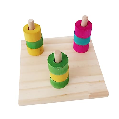 GREENADSCAPE Papagei-Trainingsspielzeug interaktives Ringwurfspielzeug für Vögel Spielzeug für die psychische Gesundheitspflege GREENADSCAPE Papagei-Trainingsspielzeug interaktives Ringwurfspielzeug für Vögel Spielzeug für die psychische Gesundheitspflege von GREENADSCAPE