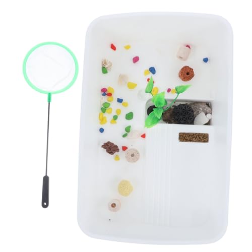 GREENADSCAPE Schildkröten Terrarium Mit Plattform Schildkrötenaquarium Aus Kunststoff Tragbares Schildkrötenbehälter Für Landschildkröten GREENADSCAPE Schildkröten Terrarium Mit Plattform Schildkrötenaquarium Aus Kunststoff Tragbares Schildkrötenbehälter Für Landschildkröten von GREENADSCAPE