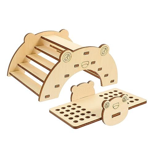 GREENADSCAPE 2-in-1 Holz Wippe Brücke für Hamster Montage Spielzeug Verbessern Home Reise GREENADSCAPE 2-in-1 Holz Wippe Brücke für Hamster Montage Spielzeug Verbessern Home Reise von GREENADSCAPE