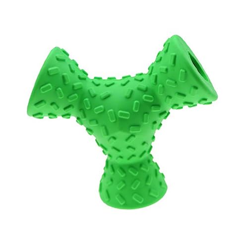 GREENADSCAPE Zahnreinigungsspielzeug für Hunde 3 Löcher Kauspielzeug für Hunde Leckerli-Spender Spielzeug aus Gummi Haustierspielzeug Beißspielzeug für Hunde zufällige Farbe GREENADSCAPE Zahnreinigungsspielzeug für Hunde 3 Löcher Kauspielzeug für Hunde Leckerli-Spender Spielzeug aus Gummi Haustierspielzeug Beißspielzeug für Hunde zufällige Farbe von GREENADSCAPE
