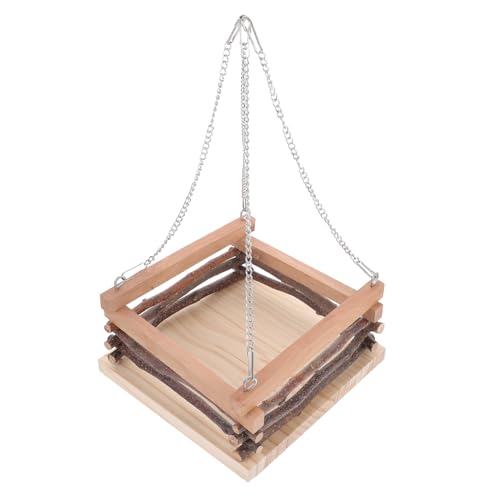 GREENADSCAPE Hölzernes Hamster-schaukelspielzeug Als Haustier-hängematte Einfach Aufzuhängen Mit 4 Ketten Geeignet Für Kleine Tiere Wie Mäuse Und Chinchillas GREENADSCAPE Hölzernes Hamster-schaukelspielzeug Als Haustier-hängematte Einfach Aufzuhängen Mit 4 Ketten Geeignet Für Kleine Tiere Wie Mäuse Und Chinchillas von GREENADSCAPE