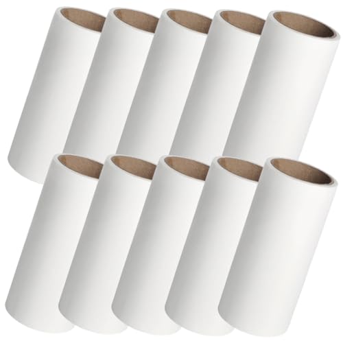 GREENADSCAPE Klebrige Fusselrolle Tragbarer Tierhaarentferner Fellentferner Hause Multifunktions-fusselentferner 10er-Pack Fusselrollen-nachfüllpackungen GREENADSCAPE Klebrige Fusselrolle Tragbarer Tierhaarentferner Fellentferner Hause Multifunktions-fusselentferner 10er-Pack Fusselrollen-nachfüllpackungen von GREENADSCAPE