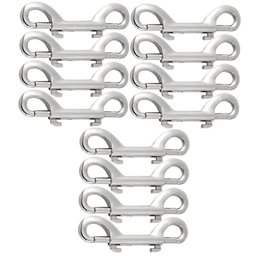GREENADSCAPE 12 Stück Karabinerhaken Mit Doppelschnalle Und Enden, Karabinerhaken Für Hundeleinen, Karabinerhaken Für Rucksäcke, Metallhaken Für Hundeleinenclip, Haken Mit Enden, GREENADSCAPE 12 Stück Karabinerhaken Mit Doppelschnalle Und Enden, Karabinerhaken Für Hundeleinen, Karabinerhaken Für Rucksäcke, Metallhaken Für Hundeleinenclip, Haken Mit Enden, von GREENADSCAPE