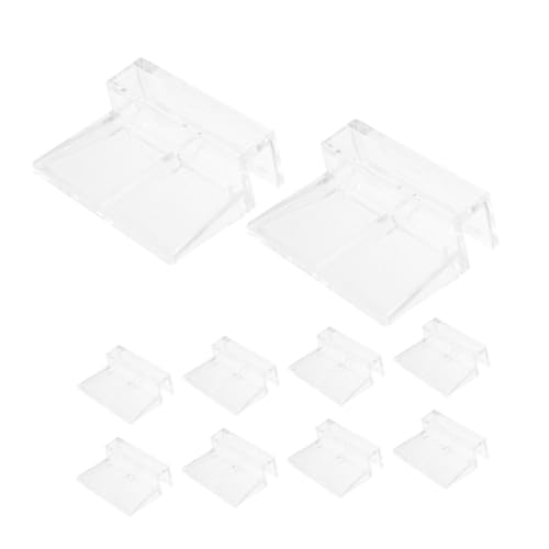 GREENADSCAPE 12st Halterung Für Aquariumabdeckung Aquariendeckel Hintergrund Für Aquarium Deckelgriff Für Aquarien -licht Für Aquarien Aquarium Licht Fischnetz Für Aquarien Tankdeckel Acryl von GREENADSCAPE