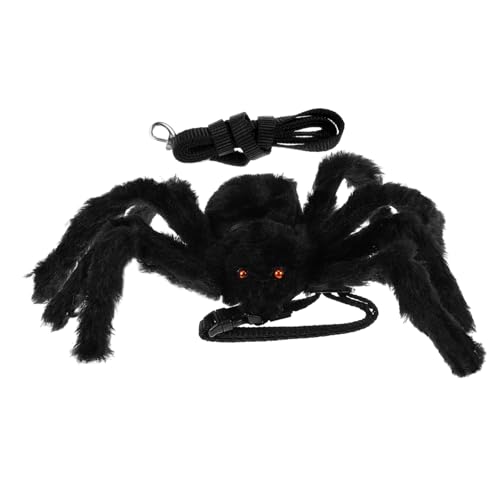 GREENADSCAPE 1Pc Verstellbares Halloween Brustgeschirr Für Haustiere Spinnenförmiges Zugseil Heimtierbedarf Schwarz Ideal Für Halloween Und Weihnachten GREENADSCAPE 1Pc Verstellbares Halloween Brustgeschirr Für Haustiere Spinnenförmiges Zugseil Heimtierbedarf Schwarz Ideal Für Halloween Und Weihnachten von GREENADSCAPE