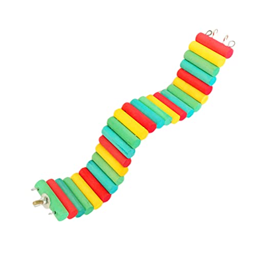 GREENADSCAPE Hamsterleiter Aus Naturholz Haustier-kletterspielzeug Für Kleintiere Flexible Leiter Mit Haken Für Hamster Papageien Und Andere Kleintiere GREENADSCAPE Hamsterleiter Aus Naturholz Haustier-kletterspielzeug Für Kleintiere Flexible Leiter Mit Haken Für Hamster Papageien Und Andere Kleintiere von GREENADSCAPE