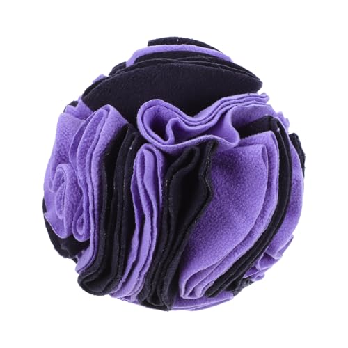 GREENADSCAPE Hundespielzeug Schnüffeltrainingsball Leckfutterspielzeug 20 cm tiefvioletter Polarfleece-Futterball für Hunde Schnüffelball für die Heimtierversorgung GREENADSCAPE Hundespielzeug Schnüffeltrainingsball Leckfutterspielzeug 20 cm tiefvioletter Polarfleece-Futterball für Hunde Schnüffelball für die Heimtierversorgung von GREENADSCAPE
