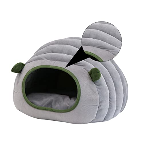 GREENADSCAPE Haustierbett Warmer Schlafsack Meerschweinchenbett Weiches Und Gemütliches Nest Für Kleintiere Graue Schafwolle Winddicht Und Leicht Zu Tragen GREENADSCAPE Haustierbett Warmer Schlafsack Meerschweinchenbett Weiches Und Gemütliches Nest Für Kleintiere Graue Schafwolle Winddicht Und Leicht Zu Tragen von GREENADSCAPE