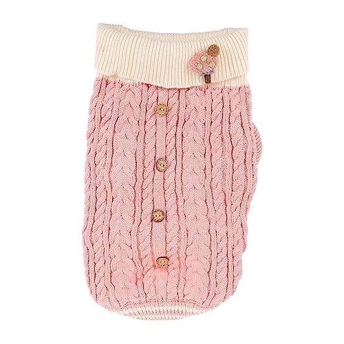 GREENADSCAPE Hundewelpenbekleidung Haustier Winterpullover Rollkragen Warme Hundepullover Langlebig Waschbar GREENADSCAPE Hundewelpenbekleidung Haustier Winterpullover Rollkragen Warme Hundepullover Langlebig Waschbar von GREENADSCAPE