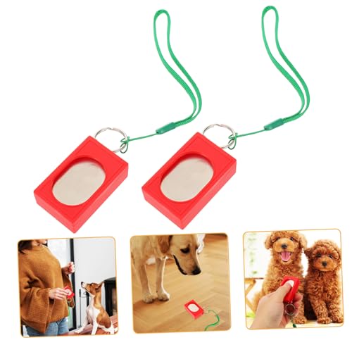 GREENADSCAPE 2 Stück Haustier Clicker, Interaktives Hundespielzeug, Haustier Press Clicker, Vogel Clicker Trainingsset, Hundetür Clicker, Heimtierbedarf, Interaktive Hunde Clicker, Hunde GREENADSCAPE 2 Stück Haustier Clicker, Interaktives Hundespielzeug, Haustier Press Clicker, Vogel Clicker Trainingsset, Hundetür Clicker, Heimtierbedarf, Interaktive Hunde Clicker, Hunde von GREENADSCAPE