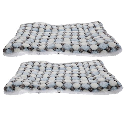 GREENADSCAPE 2 Stücke Haustier Schlaf Matten Flauschigen Hund Decke Warme Wurf Matten Nest Kissen Für Hund Katze Welpen GREENADSCAPE 2 Stücke Haustier Schlaf Matten Flauschigen Hund Decke Warme Wurf Matten Nest Kissen Für Hund Katze Welpen von GREENADSCAPE