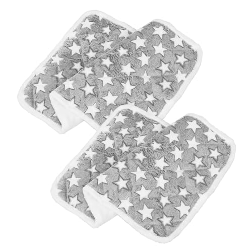 GREENADSCAPE -Katzenbettmatte 2 Stück Plüsch-Haustiermatte für Katzen und Hunde weiche und warme Mattenunterlage für Kleintiere Haustierdecke für den Winter GREENADSCAPE -Katzenbettmatte 2 Stück Plüsch-Haustiermatte für Katzen und Hunde weiche und warme Mattenunterlage für Kleintiere Haustierdecke für den Winter von GREENADSCAPE