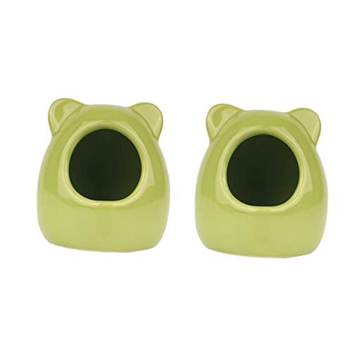 GREENADSCAPE 2 Stück Keramiknest Für Lebewesen Badehaus Hamsterspielzeug Zwerghamsterversteck Hamsterhütten Hamsterschlafmatte Meerschweinchenbett Hamsterbettwäsche Hängematte Warmes GREENADSCAPE 2 Stück Keramiknest Für Lebewesen Badehaus Hamsterspielzeug Zwerghamsterversteck Hamsterhütten Hamsterschlafmatte Meerschweinchenbett Hamsterbettwäsche Hängematte Warmes von GREENADSCAPE