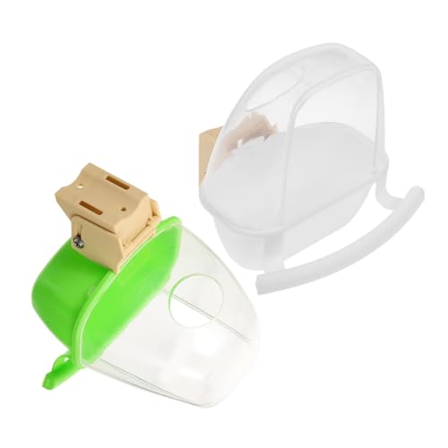 GREENADSCAPE Stabiler Vogelkäfig-Vogelfutternapf für Papageien Wasserzufuhr für den Käfig tragbares Design GREENADSCAPE Stabiler Vogelkäfig-Vogelfutternapf für Papageien Wasserzufuhr für den Käfig tragbares Design von GREENADSCAPE