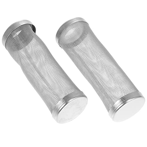 GREENADSCAPE 2 Stücke Ask Tank Edelstahl Mesh Sleeve Filter Mesh Hülse Wassereinlass Schützende Abdeckung von GREENADSCAPE