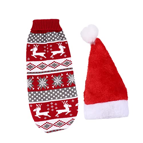 GREENADSCAPE Entzückender Weihnachts-Rentier-hundepullover Stilvolles Haustier-Party-Outfit Für Hunde GREENADSCAPE Entzückender Weihnachts-Rentier-hundepullover Stilvolles Haustier-Party-Outfit Für Hunde von GREENADSCAPE