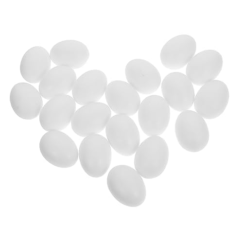 GREENADSCAPE 20pcs Gefälschte Taube Eier Kunststoff Simulation Vogel Eier Für Racing Tauben Zucht Prop GREENADSCAPE 20pcs Gefälschte Taube Eier Kunststoff Simulation Vogel Eier Für Racing Tauben Zucht Prop von GREENADSCAPE