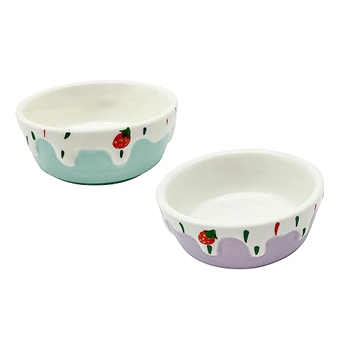 GREENADSCAPE 2 Keramik-futternäpfe Für Hamster Futternäpfe Für Tierfutter Kleine Haustiere Geeignet Langlebiger Napf Für Futter GREENADSCAPE 2 Keramik-futternäpfe Für Hamster Futternäpfe Für Tierfutter Kleine Haustiere Geeignet Langlebiger Napf Für Futter von GREENADSCAPE