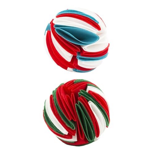 GREENADSCAPE Interaktives Hundespielzeug 2 Stück Schnüffelbälle für Haustiere interaktive Haustierbälle für Hunde Stimulationsspielzeug für Puies Hundefütterungsspielzeug verstecktes Futter GREENADSCAPE Interaktives Hundespielzeug 2 Stück Schnüffelbälle für Haustiere interaktive Haustierbälle für Hunde Stimulationsspielzeug für Puies Hundefütterungsspielzeug verstecktes Futter von GREENADSCAPE