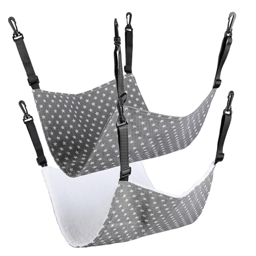 GREENADSCAPE 2St Katzenhängemattenschaukel Katze hängematte Bett Katzenbett Verstellbare Katzenhängematte Gemütliche Katzenhängematte Welpen Hängematte Schlafhängematte für Katze Tuch Grey GREENADSCAPE 2St Katzenhängemattenschaukel Katze hängematte Bett Katzenbett Verstellbare Katzenhängematte Gemütliche Katzenhängematte Welpen Hängematte Schlafhängematte für Katze Tuch Grey von GREENADSCAPE