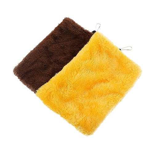 GREENADSCAPE 2pcs Hamster Schlafsäcke Tragbare Hängematten Für Haustiere Sicher Versteck Enthalten GREENADSCAPE 2pcs Hamster Schlafsäcke Tragbare Hängematten Für Haustiere Sicher Versteck Enthalten von GREENADSCAPE