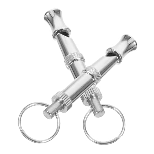 GREENADSCAPE 2St Ultraschallpfeife Hundetrainingspfeife Trainingsgerät für Hunde Hundepfeife Vogelpfeife freilaufgehege Deutscher schäferhund Haustierpfeife Pfeife für Hunde Silver GREENADSCAPE 2St Ultraschallpfeife Hundetrainingspfeife Trainingsgerät für Hunde Hundepfeife Vogelpfeife freilaufgehege Deutscher schäferhund Haustierpfeife Pfeife für Hunde Silver von GREENADSCAPE