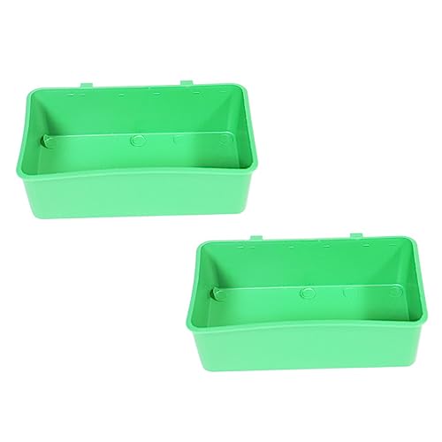 GREENADSCAPE Papagei Vogel Zubehör Grün Papagei Bad Becken Vogel Käfig Zubehör von GREENADSCAPE