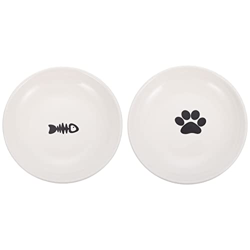 GREENADSCAPE 2pcs Hundehörungen Serviergerichte Dekorative Kätzchen Food Bowl Haustier Fütterung Schüssel Katzenschale Servieren GREENADSCAPE 2pcs Hundehörungen Serviergerichte Dekorative Kätzchen Food Bowl Haustier Fütterung Schüssel Katzenschale Servieren von GREENADSCAPE