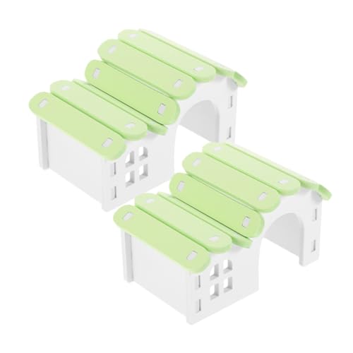 GREENADSCAPE 2stücke Hamster Versteck-Haus Für Kleintiere Material Charmante Höhle Für Hamster Und Meerschweinchen Zum Spielen Und Ausruhen Dekorativ Für Käfige GREENADSCAPE 2stücke Hamster Versteck-Haus Für Kleintiere Material Charmante Höhle Für Hamster Und Meerschweinchen Zum Spielen Und Ausruhen Dekorativ Für Käfige von GREENADSCAPE