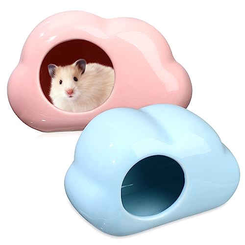 GREENADSCAPE Keramik-hamsterversteck Wolkenform Kühlendes Hamsternest Sommer Kleine Tiere Unterkunft Leicht Zu Reinigen Robustes Keramikhaus GREENADSCAPE Keramik-hamsterversteck Wolkenform Kühlendes Hamsternest Sommer Kleine Tiere Unterkunft Leicht Zu Reinigen Robustes Keramikhaus von GREENADSCAPE