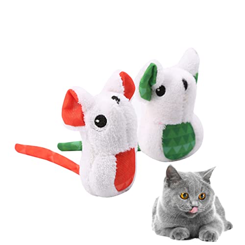 GREENADSCAPE 2st Katze Plüschmaus Spielzeug Zahnspielzeug Für Kätzchen Flauschige Kuscheltiere Kauspielzeug Spielzeug Für Haustiere Kätzchen Spielzeug Plüsch-backenzahn-Spielzeug Katzen-Teaser GREENADSCAPE 2st Katze Plüschmaus Spielzeug Zahnspielzeug Für Kätzchen Flauschige Kuscheltiere Kauspielzeug Spielzeug Für Haustiere Kätzchen Spielzeug Plüsch-backenzahn-Spielzeug Katzen-Teaser von GREENADSCAPE
