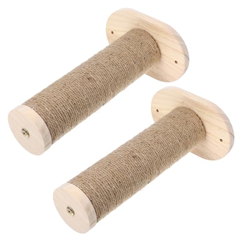 GREENADSCAPE 2 Stücke Katze Schritte Sitzstange Holz Katze Klettern Schritte für Kätzchen Montiert Katze Scratcher GREENADSCAPE 2 Stücke Katze Schritte Sitzstange Holz Katze Klettern Schritte für Kätzchen Montiert Katze Scratcher von GREENADSCAPE