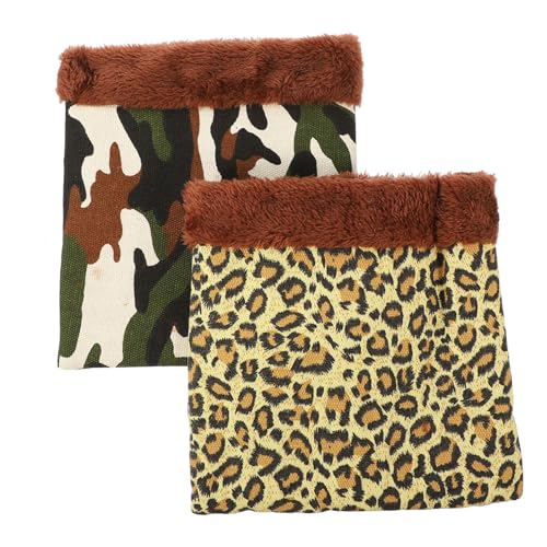 GREENADSCAPE Meerschweinchen-bettwäsche 2 Stück Hamster-Schlafsack Versteck Warm Und Bequem Nest Zufälliger Stil von GREENADSCAPE