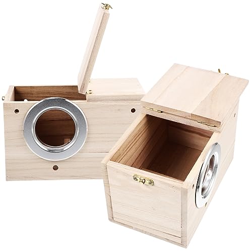 GREENADSCAPE Sittich Nistkasten Holz Vogelhaus Für Vögel Liefert Nistplatz Lebensraum Haustier Vögel GREENADSCAPE Sittich Nistkasten Holz Vogelhaus Für Vögel Liefert Nistplatz Lebensraum Haustier Vögel von GREENADSCAPE