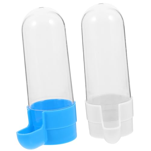 GREENADSCAPE 2st Vogeltrinker Taube Nymphensittich Schüssel Vogelhäuschen Mit Kamera Papageienbrunnen Coop-Becher Vogelkäfig-wasserspender Futterspender Für Vogelpellets Käfige Tassen PVC Blue GREENADSCAPE 2st Vogeltrinker Taube Nymphensittich Schüssel Vogelhäuschen Mit Kamera Papageienbrunnen Coop-Becher Vogelkäfig-wasserspender Futterspender Für Vogelpellets Käfige Tassen PVC Blue von GREENADSCAPE