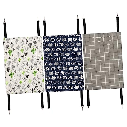 GREENADSCAPE 3-teiliges Chinchilla-Bett für Hamster bequem zum Aufhängen Chinchilla-Hängematte angepasste Riemen warmes Bett für Meerschweinchen GREENADSCAPE 3-teiliges Chinchilla-Bett für Hamster bequem zum Aufhängen Chinchilla-Hängematte angepasste Riemen warmes Bett für Meerschweinchen von GREENADSCAPE