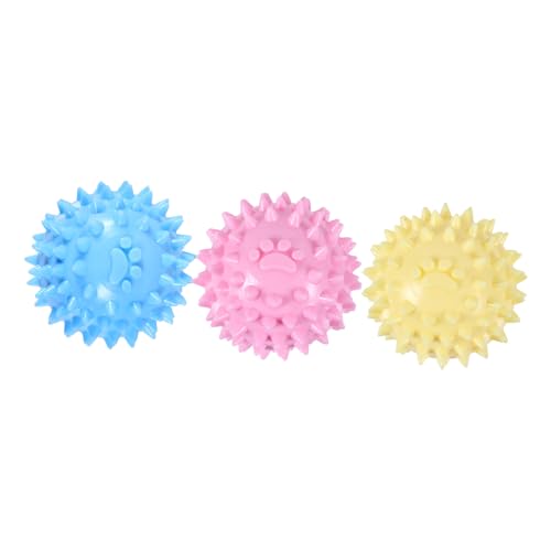 GREENADSCAPE 3 Stücke Haustier Hund Welpen Spikey Bälle Zahn Reinigung Interaktive Spielzeug Kauspielzeug TPR Material GREENADSCAPE 3 Stücke Haustier Hund Welpen Spikey Bälle Zahn Reinigung Interaktive Spielzeug Kauspielzeug TPR Material von GREENADSCAPE