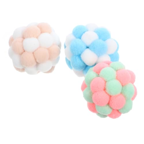 GREENADSCAPE Katzenball Spielzeug 3 Stück Katzenspielzeug Mit Glöckchen Plüsch Katzenspielzeugball Katzenspielzeugbälle Kratzball Für Kätzchen Katzenspielzeug Ball GREENADSCAPE Katzenball Spielzeug 3 Stück Katzenspielzeug Mit Glöckchen Plüsch Katzenspielzeugball Katzenspielzeugbälle Kratzball Für Kätzchen Katzenspielzeug Ball von GREENADSCAPE